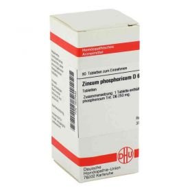 Zincum Phosphoricum D 6 Tabletten (80 stk) – PZN 2637440 из Германии