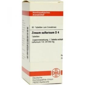 Zincum Sulfuricum D 4 Tabletten (80 stk) – PZN 2637517 из Германии