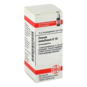 Zincum Metallicum D 10 Globuli (10 g) – PZN 2813204 из Германии