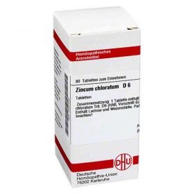 Zincum Chloratum D 6 Tabletten (80 stk) – PZN 2933842 из Германии