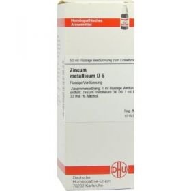 Zincum Metallicum D 6 Dilution (50 ml) – PZN 2933871 из Германии