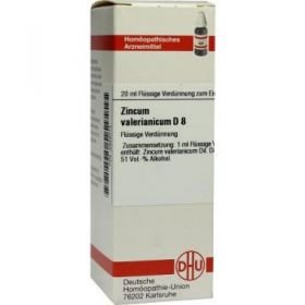 Zincum Valerianicum D 8 Dilution (20 ml) – PZN 2934014 из Германии