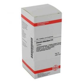Zincum Chloratum D 6 Tabletten (200 stk) – PZN 4242622 из Германии