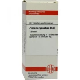 Zincum Cyanatum D 30 Tabletten (80 stk) – PZN 4242680 из Германии