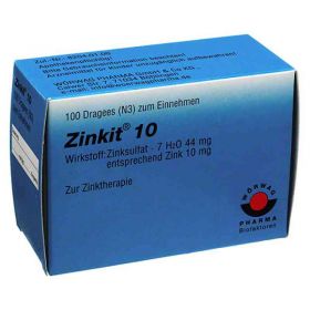 Zinkit 10 (100 stk) – PZN 4435249 из Германии