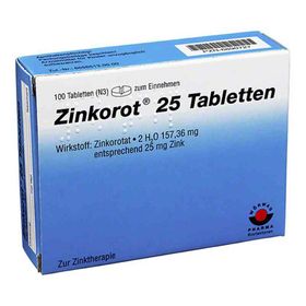 Zinkorot 25 (100 stk) – PZN 6890727 из Германии