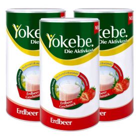 Yokebe Erdbeer Pulver (3X500 g) – PZN 8100451 из Германии