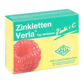 Zinkletten Verla Himbeere Lutschtabletten (100 stk) – PZN 9704814 из Германии