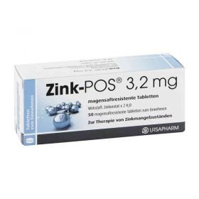 Zink-POS 3,2mg (50 stk) – PZN 10254405 из Германии