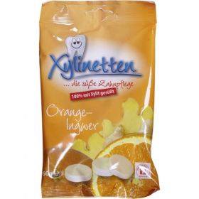 XYLINETTEN Orange Ingwer Bonbons, 60 G – PZN 10262468 из Германии