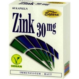 ZINK 30 mg Kapseln, 60 ST – PZN 10316052 из Германии