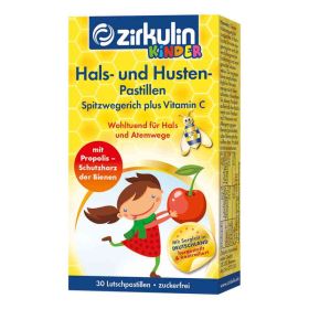 Zirkulin Hals- und Husten Pastillen Kids (30 stk) – PZN 12372020 из Германии