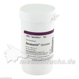 ZEROSORIN Tabletten, 300 ST – PZN 2470483 из Германии