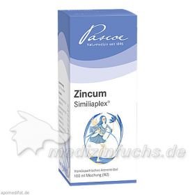 ZINCUM SIMILIAPLEX Tropfen, 100 ML – PZN 2525913 из Германии