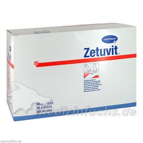 ZETUVIT Saugkompressen unsteril 20x40 cm, 30 ST – PZN 3242695 из Германии