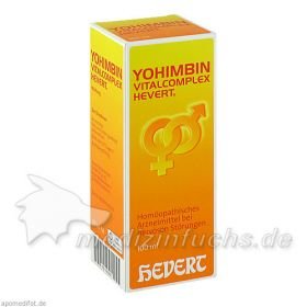 YOHIMBIN Vitalcomplex Hevert Tropfen, 100 ML – PZN 352851 из Германии