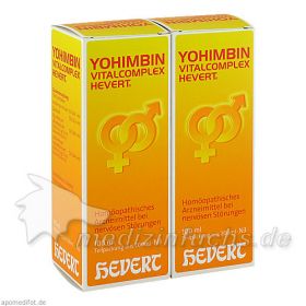 YOHIMBIN Vitalcomplex Hevert Tropfen, 200 ML – PZN 4415175 из Германии