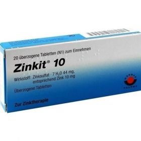 ZINKIT 10 , 20 ST – PZN 4435226 из Германии