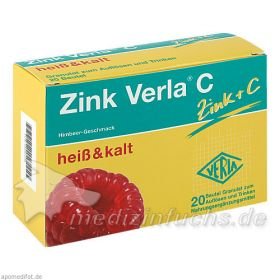 ZINK VERLA C Granulat, 20 ST – PZN 4492224 из Германии