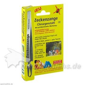 ZECKENZANGE Chirurgenstahl, 1 ST – PZN 4759880 из Германии