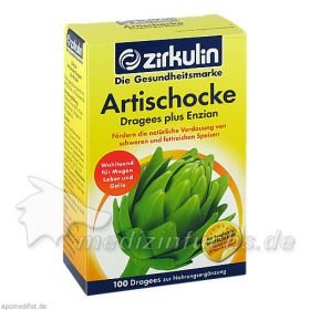 ZIRKULIN Artischocke Dragees plus Enzian, 100 ST – PZN 4771711 из Германии