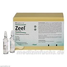 ZEEL ad us.vet.Ampullen, 50X5 ML – PZN 4827015 из Германии
