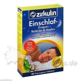 ZIRKULIN Einschlaf Dragees Baldrian+Hopfen, 80 ST – PZN 515661 из Германии