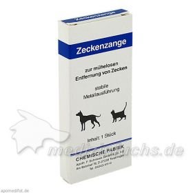 ZECKENZANGE aus Metall, 1 ST – PZN 572593 из Германии