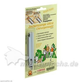 ZECKENZANGE Ultra Chirurgenstahl, 1 ST – PZN 6715711 из Германии