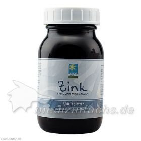 ZINK SPIRULINA hefefrei Tabletten, 500 ST – PZN 7038365 из Германии