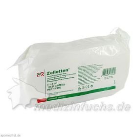 ZELLETTEN Tupfer 4x5 cm unsteril Rolle, 2X500 ST – PZN 7706016 из Германии