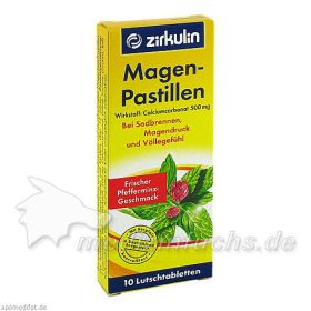 ZIRKULIN Magen-Pastillen, 10 ST – PZN 91824 из Германии