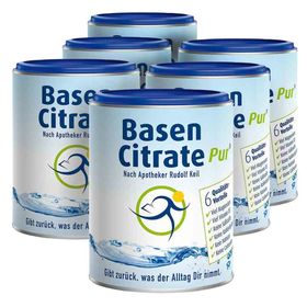 Basen Citrate Pur Pulver nach Apotheker Rudolf Keil (6x216 g) – PZN 8100230 из Германии