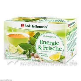 Bad Heilbrunner Wohlfühltee Energie & Frische, 20 ST – PZN 10626605 из Германии