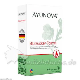 AYUNOVA Blutzucker-Formel, 60 ST – PZN 11015631 из Германии