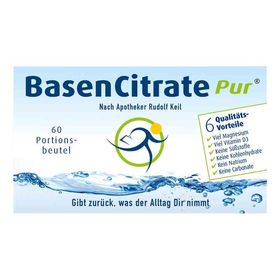 Basen Citrate Pur nach Apotheker Rudolf Keil Beutel (60X4.1 g) – PZN 11886159 из Германии