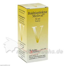 Baldriantinktur Melival, 50 ML – PZN 1846319 из Германии