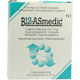 B12-ASmedic, 5X1 ML – PZN 1888016 из Германии