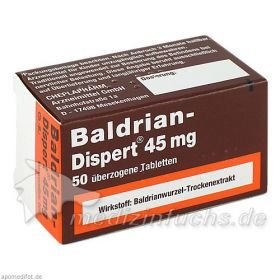 BALDRIAN DISPERT 45mg, 50 ST – PZN 1921529 из Германии