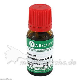 BARIUM CARBONICUM LM 6 Dilution, 10 ML – PZN 2600856 из Германии