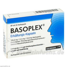 BASOPLEX ERKAELTUNGS KAPS, 20 ST – PZN 3369941 из Германии