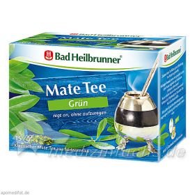 Bad Heilbrunner Mate Tee grün, 15 ST – PZN 3642207 из Германии