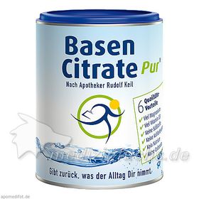BASENCITRATE PUR nach Apotheker Rudolf Keil, 216 G – PZN 3755779 из Германии