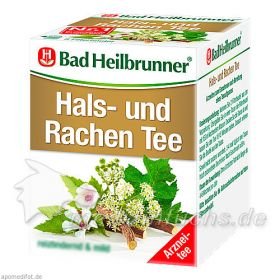 Bad Heilbrunner Hals- und Rachen Tee, 8 ST – PZN 4261223 из Германии