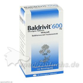 Baldrivit 600mg, 50 ST – PZN 432343 из Германии