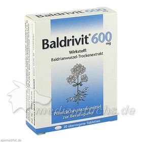 Baldrivit 600mg, 20 ST – PZN 4552819 из Германии