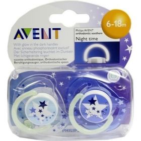 AVENT SCHNULLER FÜR DIE NACHT 6-18M BPA-FREI, 2 ST – PZN 5505207 из Германии
