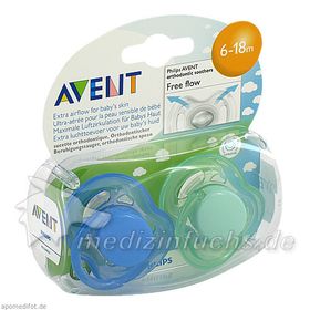 AVENT SCHNULLER FREEFLOW 6-18M BPA-FREI, 2 ST – PZN 5505236 из Германии