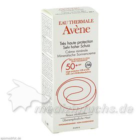 AVENE Mineralische Sonnencreme SPF 50+ 2010, 50 ML – PZN 5874873 из Германии