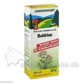 BALDRIANSAFT SCHOENENBERGER, 200 ML – PZN 692067 из Германии